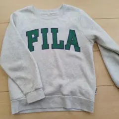 FILA グレー スウェットトレーナー 120cm