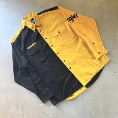 Wrangler half collar long sleeve shirts