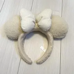 カチューシャ コーデュロイ ボア