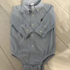 GAP ボディスーツ 6-12ヶ月 オックスフォードシャツ