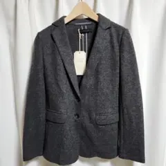 【ユニクロ】ウールコレクションジャケット　S ダークグレー