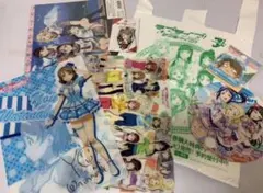 ラブライブサンシャイン 下敷き2枚＋クリアファイル＋ラバーストラップ＋マグネット