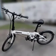 HONBIKE 折りたたみ電動アシスト自転車 ホワイト 茨城県県央部引取限定