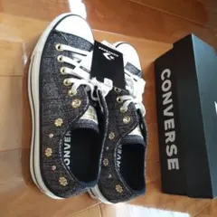 Converse All Star フラワー スタッズ 韓国 厚底 23.5cmのサムネイル