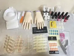 ネイル検定用品一式 ネイルチップ ハンド トレーニングセットのサムネイル
