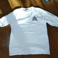 ホワイト Tシャツ Lサイズ 三角形のフリーメイソン