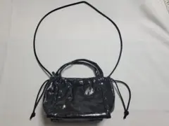 ROOTOTE 巾着ミニショルダーバッグ 黒