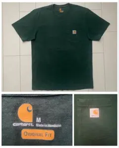 美品 Carhartt カーハート ヘビーウェイト ポケット Tシャツ ポケT