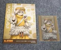 Dr.STONE オンリーショップ　アニメイト　羽京セット Dr.STONE アニメイトオンリーショップ 西園寺羽京 特典カードセット