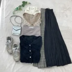 レディースまとめ売り シンプルカジュアル系 モノトーン♪パンツコーデセット