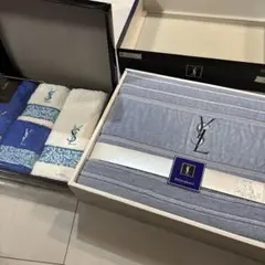 イヴ・サンローラン　2点セット　フェイスタオル　ゲストタオル　タオルケット