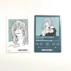 赤尾リオン タワレコ カフェ ミニフォトカード ミュージックプレイヤー風カード