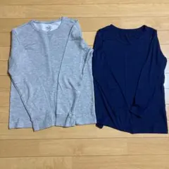 ユニクロ　ヒートテックシャツ 140 センチと150 センチ2枚セット　美品