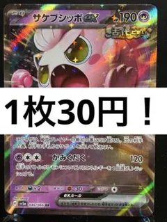 【楽々堂】ポケカ 1枚30円 サケブシッポex 在庫1のサムネイル