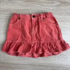 Ralph Lauren コーデュロイ フリルスカート 110