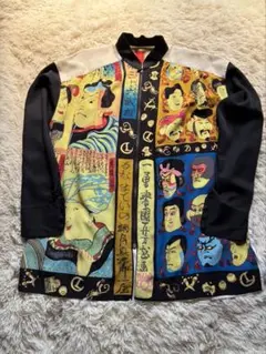 LUNA MATTINO ルナマティーノ 総柄シャツ 和柄 歌舞伎 浮世絵 LUNA MATTINO ルナマティーノ 総柄シャツ 和柄 歌舞伎 浮世絵 - メルカリ