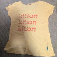 kitson 半袖Tシャツ イエロー ロゴプリントのサムネイル