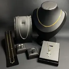 マ*ロ様 ネックレス　まとめ売り　セット　ピアス　アクセサリー　ゴールド　リング