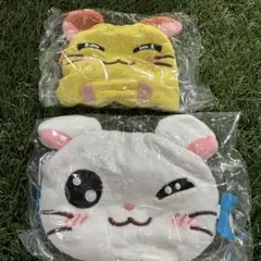 ハム太郎　ふわふわフェイスポーチ