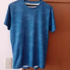 スポーツデポ　IGNIO青 迷彩柄 半袖Tシャツ《size・S》
