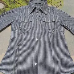 COMME CA ISM ストライプシャツ