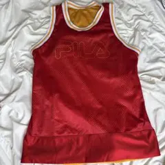 FILA リバーシブル バスケットボール ノースリーブシャツ レッドのサムネイル
