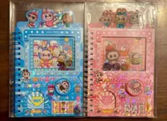 ラブブ シャカシャカノート シールつき 2セット 海外製　パーツ入り