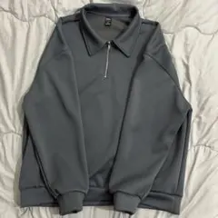 Dazy グレー トレーナー 襟付き