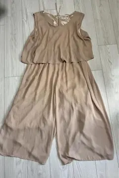 最終値下げ！レトロガール　フレアパンツ サロペット