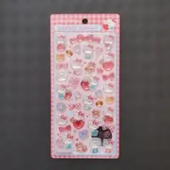 正規品　ボンボンドロップシール第二弾レッドキティ