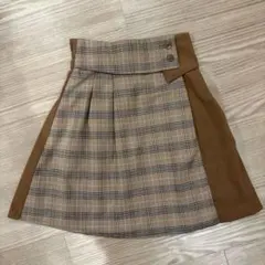 MAJESTIC LEGON チェック柄フレアスカート