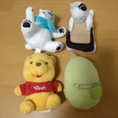 マスコットぬいぐるみ　4個まとめ売り