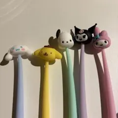 サンリオ　ゆらゆら　ボールペン　5本セット