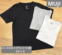 メンズ Vネック 半袖Tシャツ 3枚セット 無印良品 など　Sサイズのサムネイル