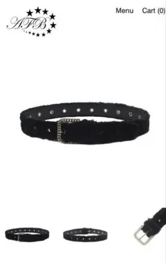 AFB ファーベルト　ブラウン　グレー　Mサイズ 楽天市場】417 EDIFICE 【AFB / エーエフビー】FUR BELT フォー