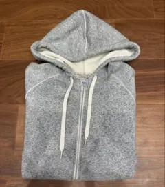 アーバンリサーチ　グレー フルジップ フード付きパーカー