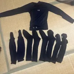 Under Armour アンダーシャツ ブラック 11点セット
