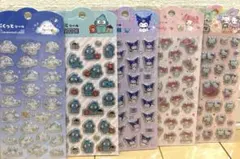 サンリオ　ぷくっとシール　5点セット