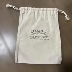 ルラボ　巾着　コットンポーチ　S