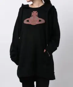 希少☆ヴィヴィアンウエストウッド 変形パーカー　オーブ リブ切替 グレー 希少☆ヴィヴィアンウエストウッド 変形パーカー オーブ リブ