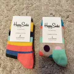 新品　HappySocks　ハッピーソックス　12-24M　2個セット