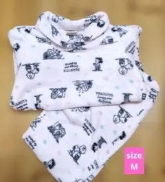 【匿名発送】PEANUTS フリースパジャマ M