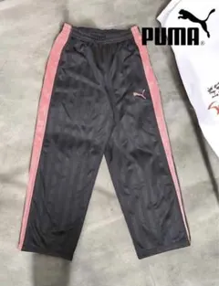 ＰＵＭＡプーマ デカロゴ サイドライン ジャージパンツ グレーピンク　M