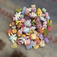 カラフルデコレーションパーツセット88個