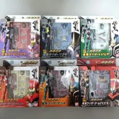 装着変身シリーズ 仮面ライダー響鬼6体セット　新品2体　開封4体