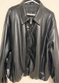 ZARA フェイクレザー ボンバージャケットのサムネイル