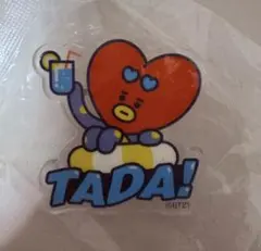 BT21 TATA アクリルバッジ bts テテ テヒョン バッジ クリップ