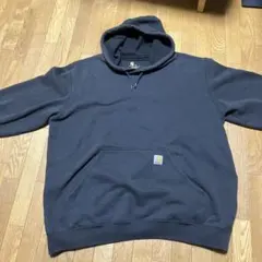 Carhartt ネイビー XL フード付きパーカー