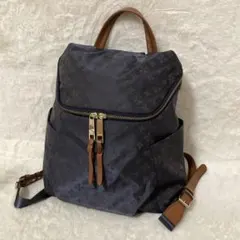 美品 ル カモフラージュ トライブ エクルーガレリア ネイビー 迷彩