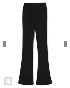 ストレッチフレアパンツ【cu34】